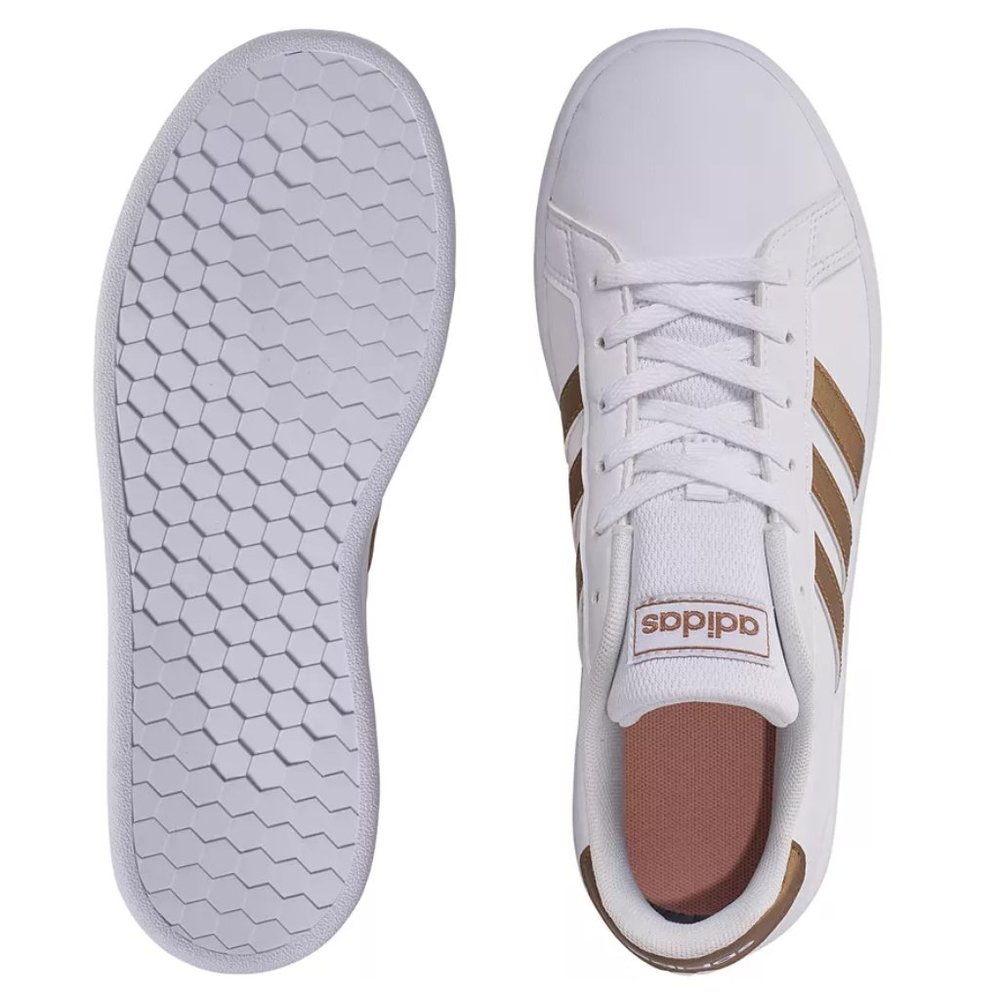 adidas Big Girls' Grand Court Casual Sneakers - Picture 5 of 16